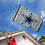 WinCraft Cowboys Metallic Silver Flag - 757 Sports Collectibles