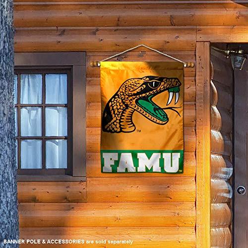 College Flags & Banners Co. FAMU Rattlers 28" x 40" Two Sided House Flag - 757 Sports Collectibles