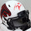 Tony Gonzalez Autographed Falcons Lunar Speed Mini Helmet- Beckett W Dark Red - 757 Sports Collectibles