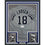 Framed Autographed/Signed Don Larsen Inscribed 33x42 New York Grey Baseball Jersey Beckett BAS COA