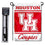 College Flags & Banners Co. Houston Cougars Garden Flag and Flag Stand Pole Holder Set - 757 Sports Collectibles