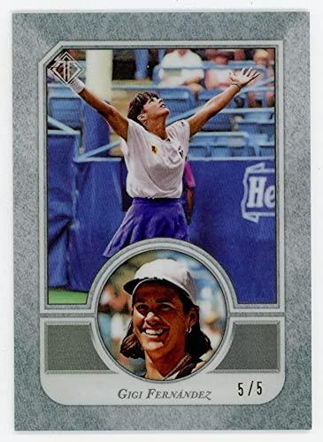 Gigi Fernandez 2020 Topps Transcendent Tennis VIP Card #44 5/5 - 757 Sports Collectibles