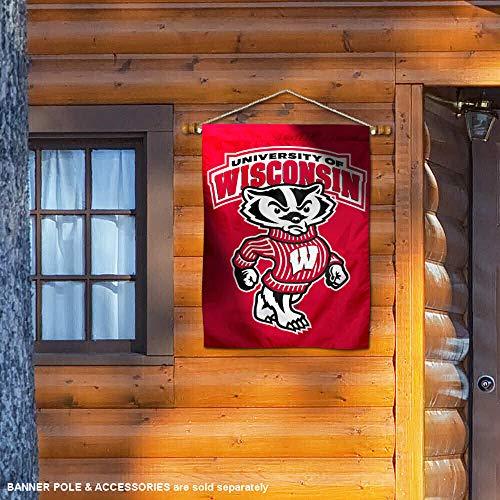 College Flags & Banners Co. University of Wisconsin Banner House Flag - 757 Sports Collectibles