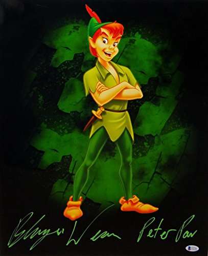 Blayne Weaver Autographed Peter Pan 16x20 Photo- Beckett Authenticated Green