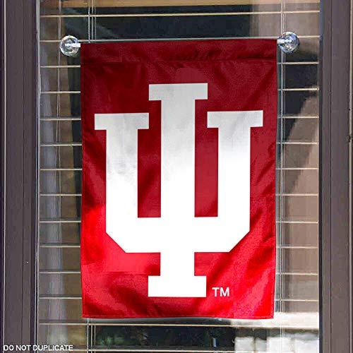 College Flags & Banners Co. Indiana Hoosiers IU Logo Garden Banner Flag - 757 Sports Collectibles