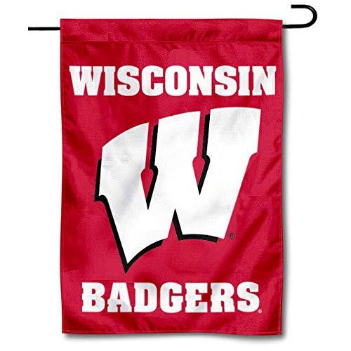 College Flags & Banners Co. Wisconsin Badgers Garden Flag - 757 Sports Collectibles