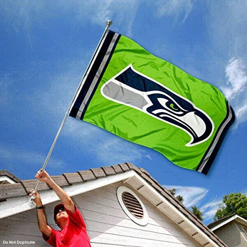 WinCraft Seattle Seahawks Green Flag and Banner - 757 Sports Collectibles
