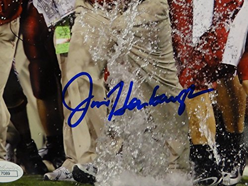 Jim Harbaugh Autographed 8x10 Stanford Cardinals Photo- JSA Authenticated - 757 Sports Collectibles