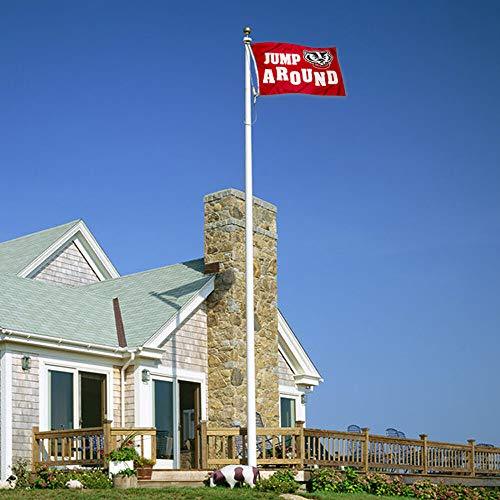 College Flags & Banners Co. Wisconsin Badgers Jump Around Flag - 757 Sports Collectibles