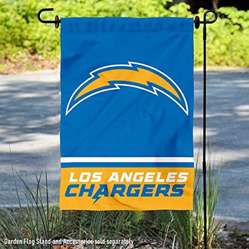 Chargers Wordmark Garden Flag Double Sided Banner - 757 Sports Collectibles