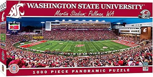 MasterPieces NCAA Panoramics 1000 Puzzles Collection - Washington State NCAA Panoramic 1000 Piece Jigsaw Puzzle - 757 Sports Collectibles