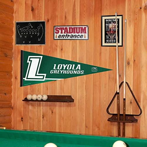 College Flags & Banners Co. Loyola Maryland Greyhounds Pennant Full Size Felt - 757 Sports Collectibles