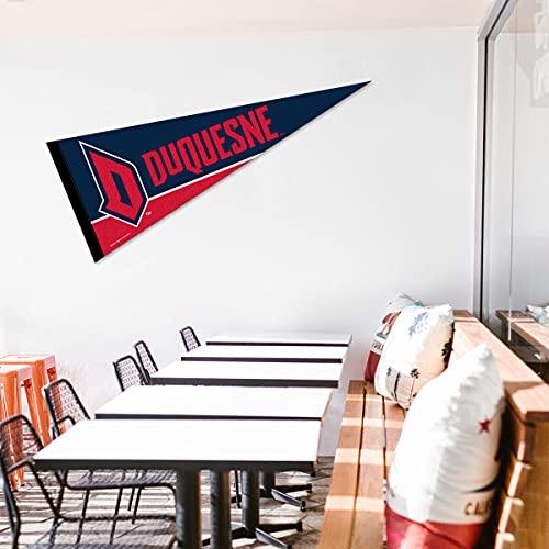 College Flags & Banners Co. Duquesne Dukes Pennant Full Size Felt - 757 Sports Collectibles