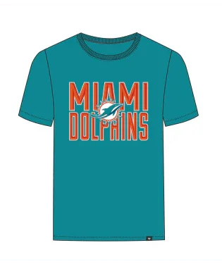 Miami Dolphins Neptune Bevel Super Rival Tee -Mens 2XL