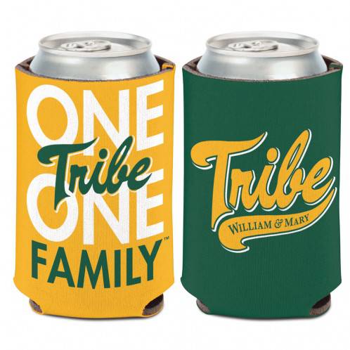 William & Mary Tribe 2-Sided Bottle or Can Cooler (12 oz) - 757 Sports Collectibles