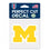 NCAA Michigan Wolverines Perfect Cut 4x4 Diecut Decal - 757 Sports Collectibles