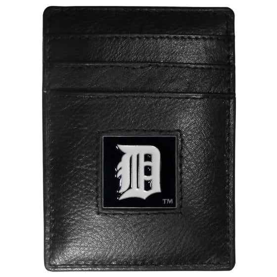 Detroit Tigers Wallet Leather Money Clip Card Holder CO - 757 Sports Collectibles