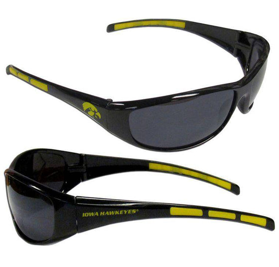 Iowa Hawkeyes Sunglasses - Wrap (CDG) - 757 Sports Collectibles