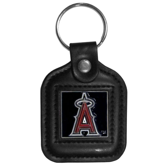 Los Angeles Angels Key Ring Square Leather CO - 757 Sports Collectibles