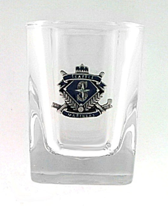 Seattle Mariners Glass Shot Square CO - 757 Sports Collectibles