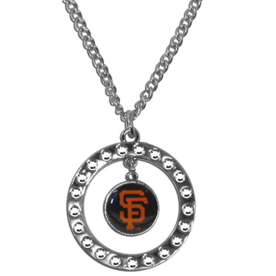 San Francisco Giants Necklace Chain Rhinestone Hoop CO - 757 Sports Collectibles