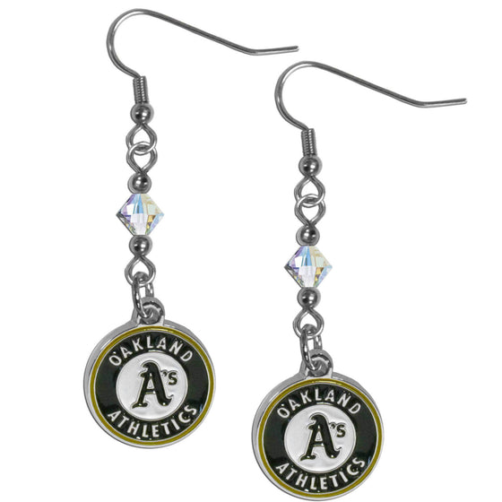 Oakland Athletics Earrings Fish Hook Post Style CO - 757 Sports Collectibles