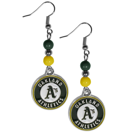 Oakland Athletics Earrings Dangle Style CO - 757 Sports Collectibles