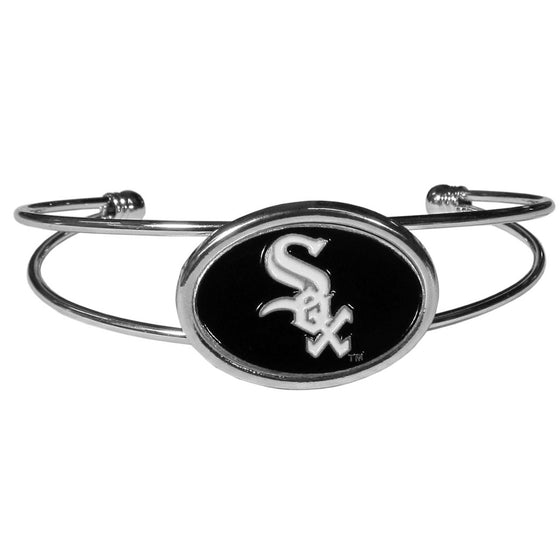 Chicago White Sox Bracelet Double Bar Cuff CO - 757 Sports Collectibles
