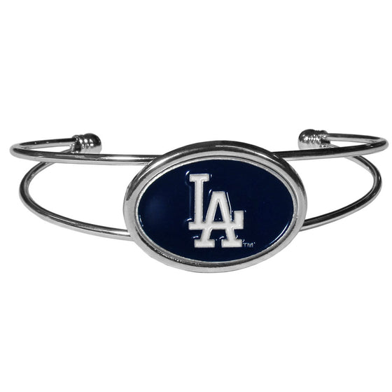 Los Angeles Dodgers Bracelet Double Bar Cuff CO - 757 Sports Collectibles