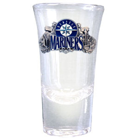 Seattle Mariners Glass Shot Flared CO - 757 Sports Collectibles