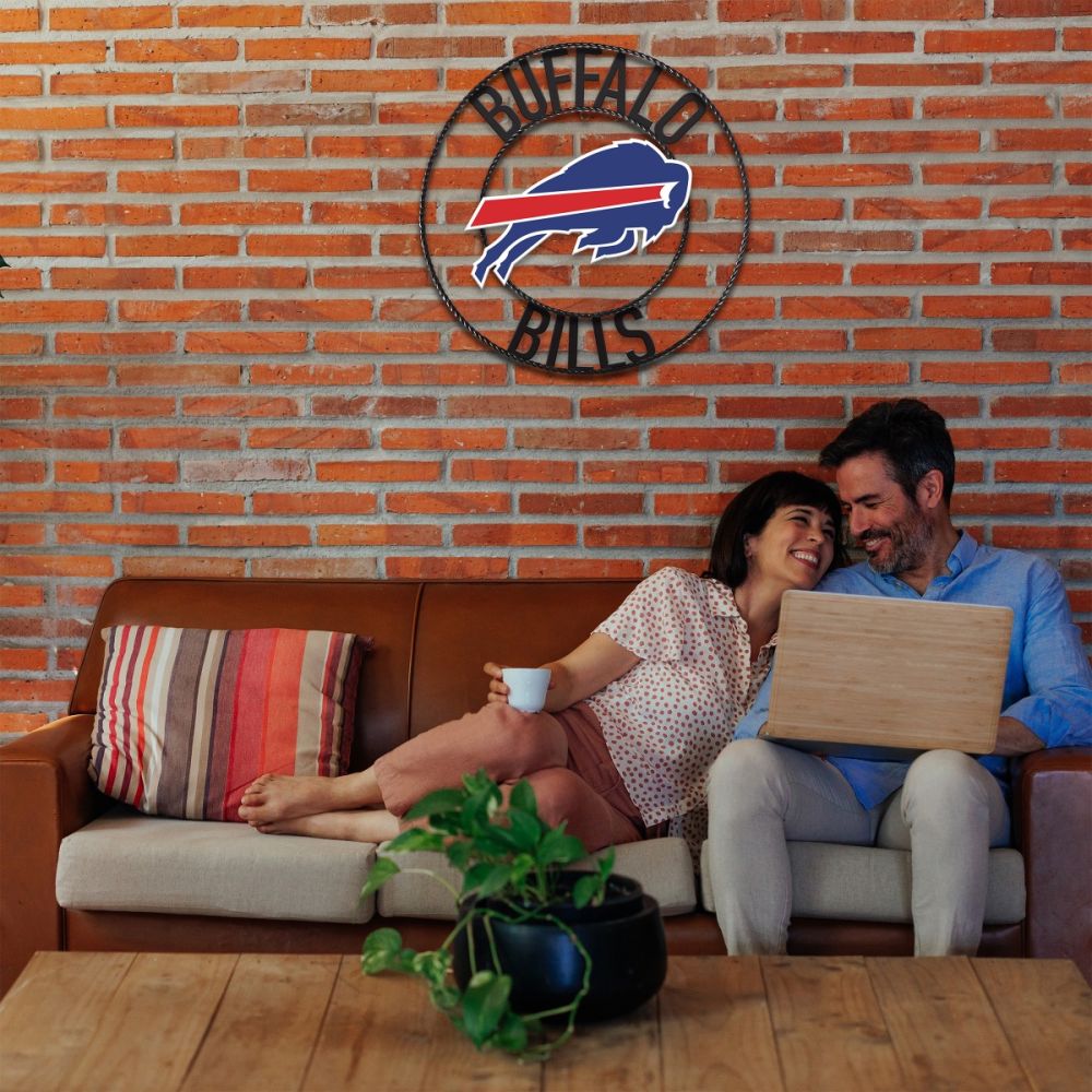 Buffalo Bills 24" Wrought Iron Wall Art - 757 Sports Collectibles