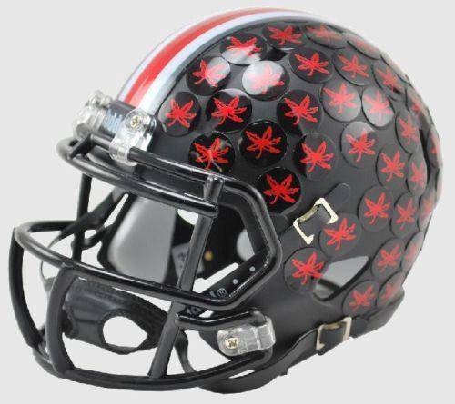 NCAA Ohio State Buckeyes Black Speed Mini Helmet - 757 Sports Collectibles