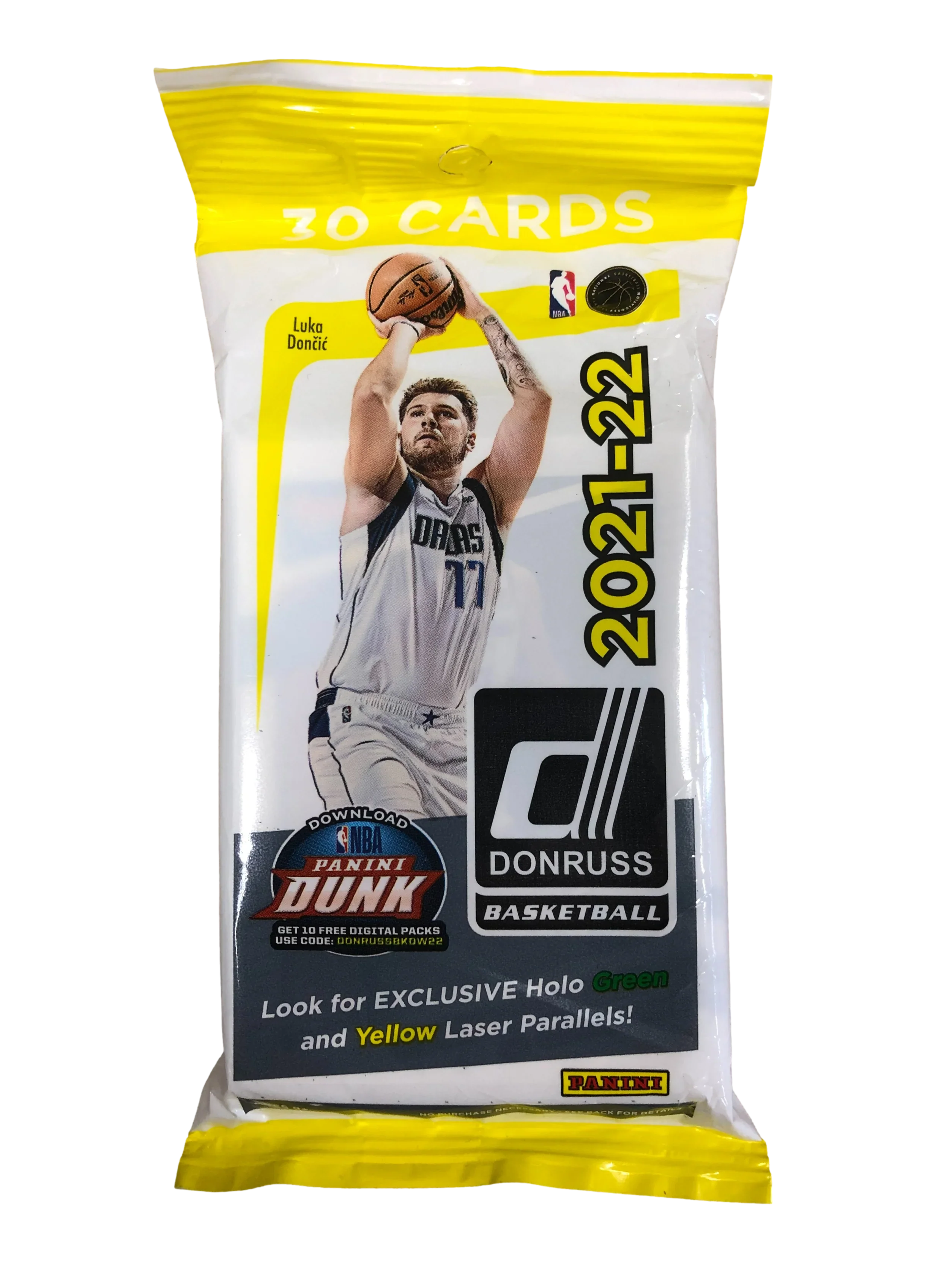 Panini 2021-22 NBA Basketball Cello Fat Pack - 30 Trading Card Value Pack - 757 Sports Collectibles