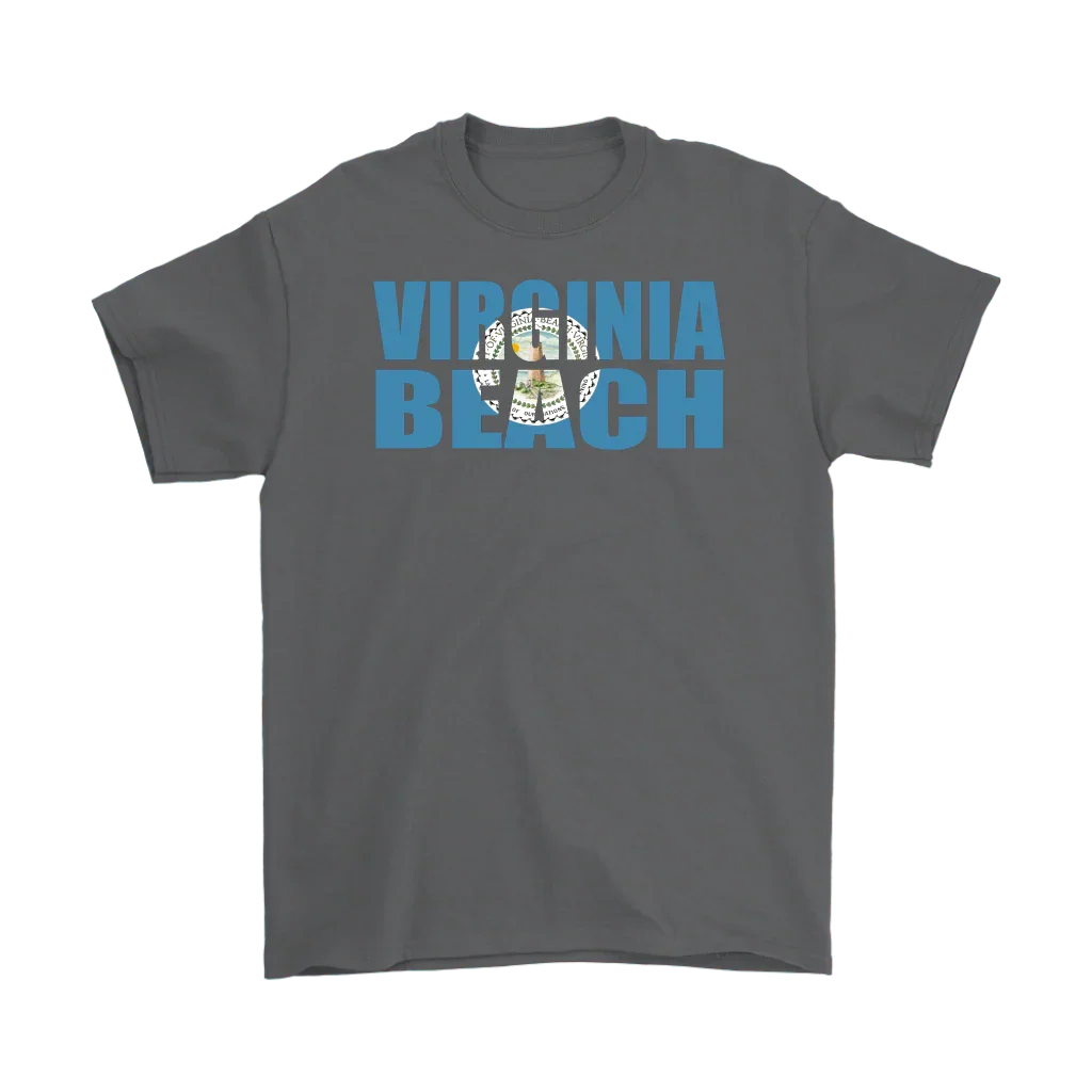 Virginia Beach City Flag T-Shirt - 100% Cotton - S - 5XL - 757 Sports Collectibles