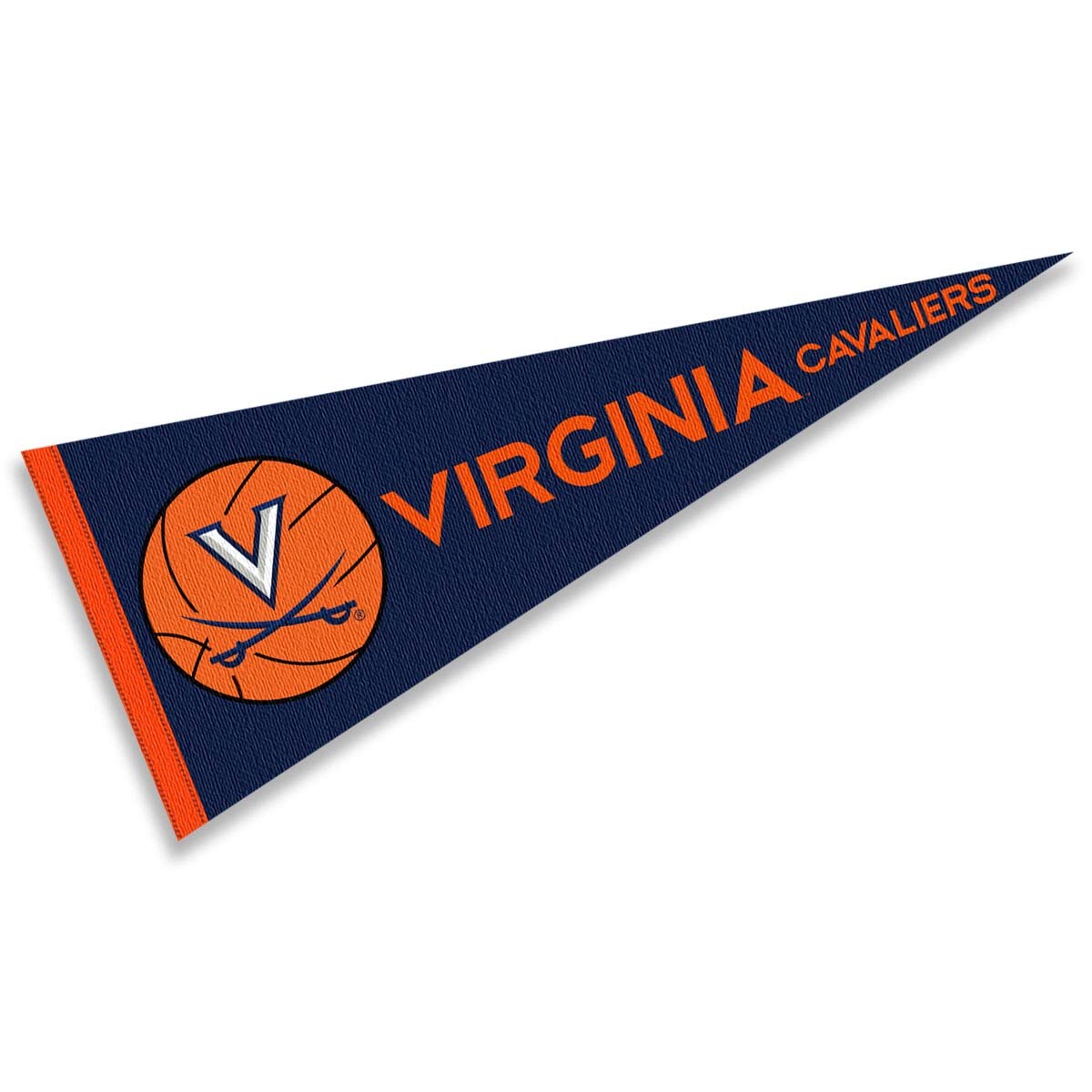 College Flags & Banners Co. UVA Cavaliers Full Size Basketball Pennant - 757 Sports Collectibles