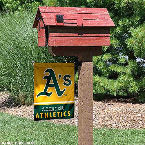 WinCraft Oakland Athletics Double Sided Garden Flag - 757 Sports Collectibles