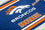 Team Sports America NFL Denver Broncos Embossed Outdoor-Safe Mat - 30" W x 18" H Durable Non Slip Floormat for Football Fans - 757 Sports Collectibles