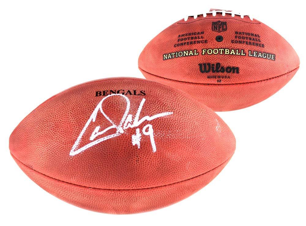 Carson Palmer Autographed/Signed NFL Cincinnati Bengals Authentic Stamped Wilson Football - 757 Sports Collectibles