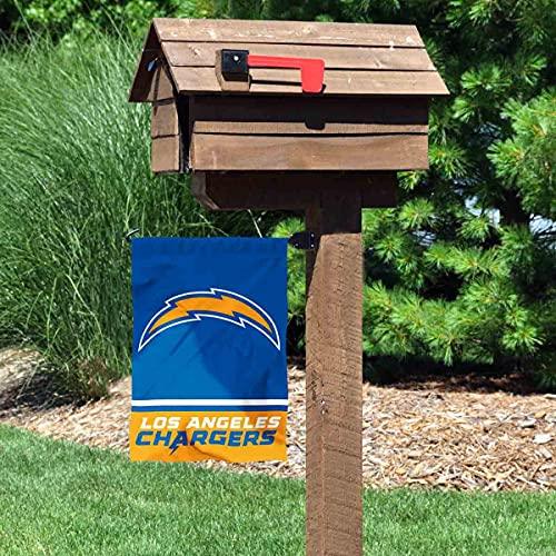 Chargers Wordmark Garden Flag Double Sided Banner - 757 Sports Collectibles