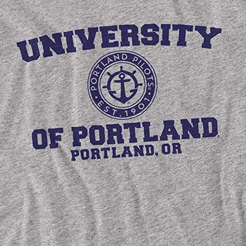 University of Portland Official Circle Logo Unisex Adult T-Shirt, Circle Logo, Large - 757 Sports Collectibles