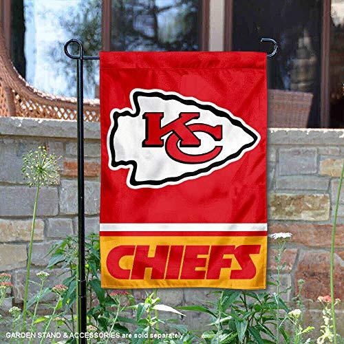 WinCraft Kansas City Chiefs Double Sided Garden Flag - 757 Sports Collectibles