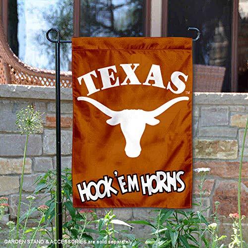 College Flags & Banners Co. Texas Longhorns Hook'em Horns Garden Flag - 757 Sports Collectibles