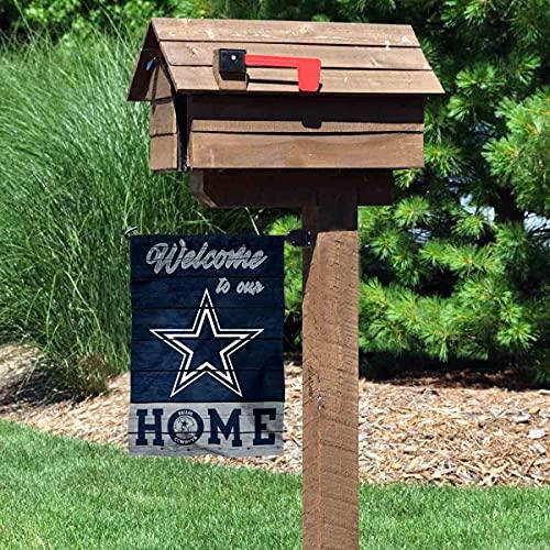 WinCraft Dallas Cowboys Welcome Home Decorative Garden Flag Double Sided Banner - 757 Sports Collectibles