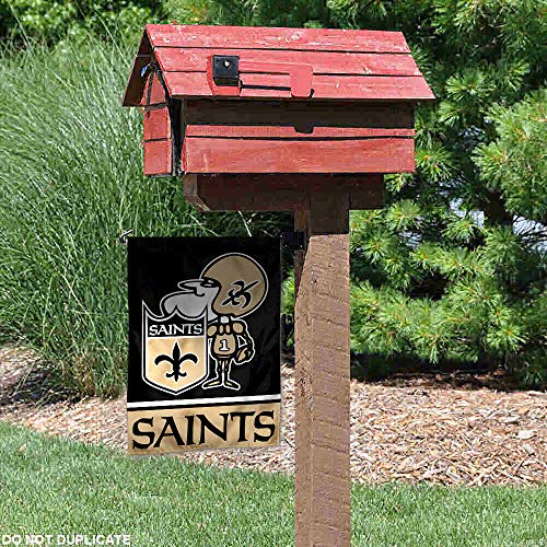 WinCraft New Orleans Saints Sir Saint Decorative Yard Garden Flag - 757 Sports Collectibles