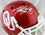 Adrian Peterson Autographed Oklahoma Sooners F/S Authentic Schutt Helmet- Beckett Auth Silver - 757 Sports Collectibles