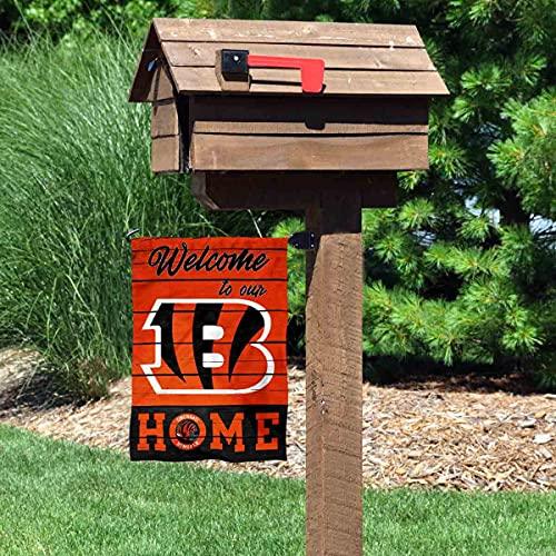 Cincinnati Bengals Welcome Home Decorative Garden Flag Double Sided Banner - 757 Sports Collectibles
