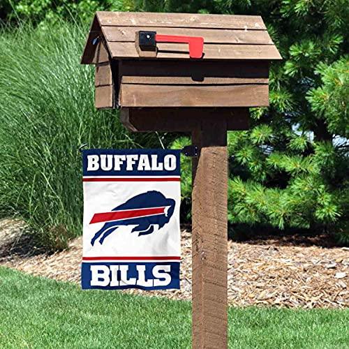 WinCraft Buffalo Bills White Logo Garden Flag Double Sided Banner - 757 Sports Collectibles