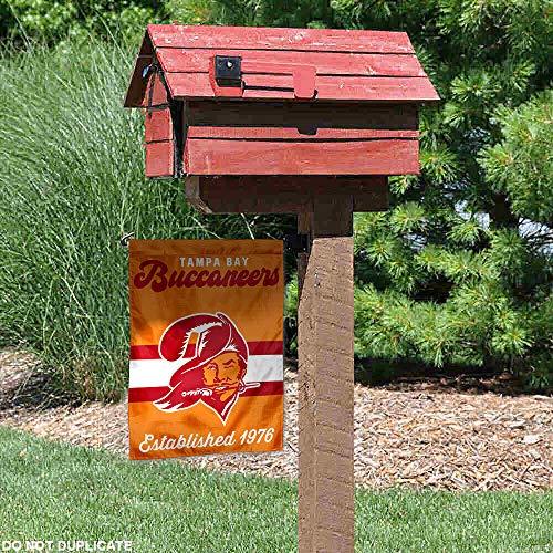 WinCraft Buccaneers Throwback Retro Vintage Garden Flag Double Sided Banner - 757 Sports Collectibles