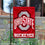 College Flags & Banners Co. Ohio State Buckeyes Garden Flag - 757 Sports Collectibles