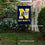 College Flags & Banners Co. US Navy Midshipmen Go Navy Garden Flag with Stand Holder - 757 Sports Collectibles